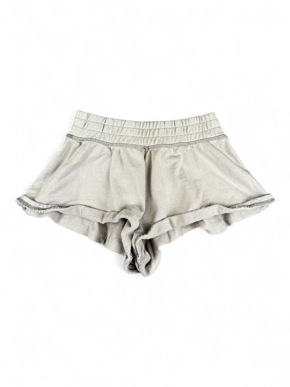 Daily Practice Terry Lounge Shorts S Light Gray Elastic Waist
